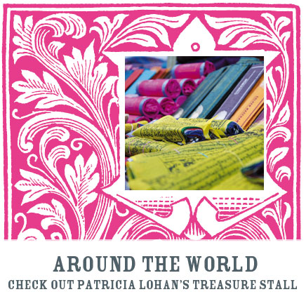 Patricia Lohan - Selling all kinds of wonderful accessories at the Essential Gathering Festival